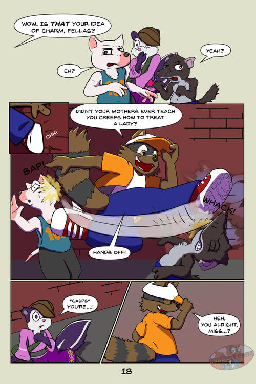 Page 8 of the Forever Flight comic.